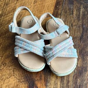 Cat & Jack Blue and Pink Kids Sandals